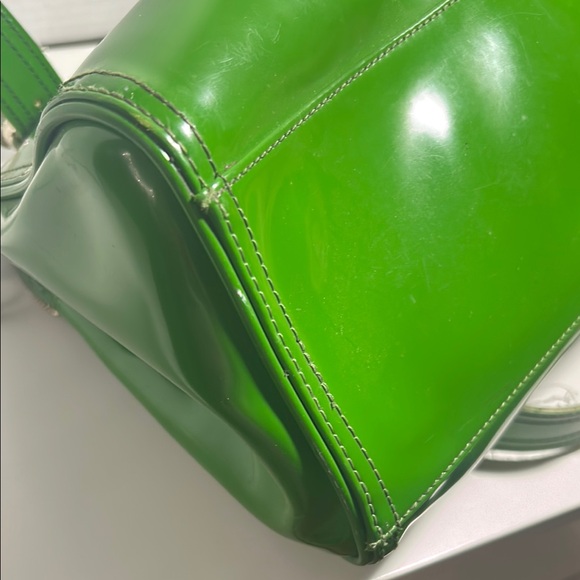 Ted Baker Glossy Green Satchel - Picture 5 of 6